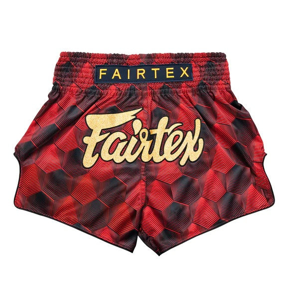 Fairtex Stealth Red Muay Thai Shorts BS1919