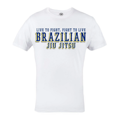 Fight Tees BJJ Live To Fight T Shirt