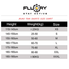Fluory Eternity Classic Retro Muay Thai Shorts Grey