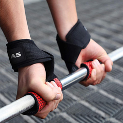 MKAS Fitness Super Grip Gym Weightlifting Straps