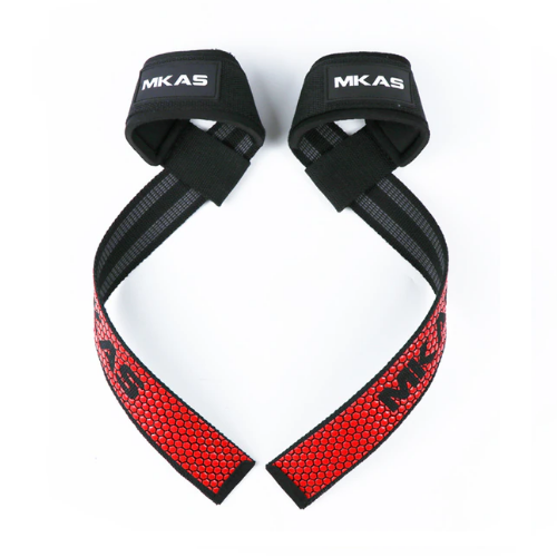 MKAS Fitness Super Grip Gym Weightlifting Straps