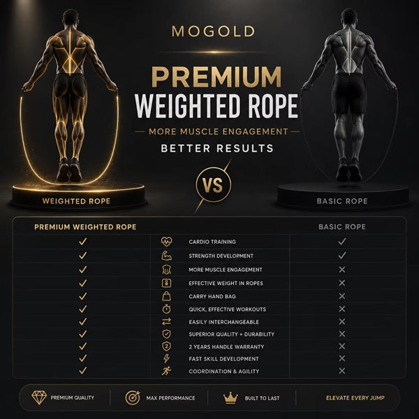 Mogold Quick Release Carbon Jump Rope Set