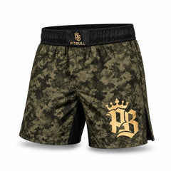 Pitbull PBFG MMA Grappling Shorts Khaki