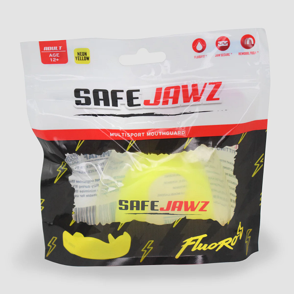 Safejawz Intro Range Mouthguard Fluro Yellow