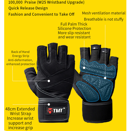 TMT Gym Strength Training Gloves