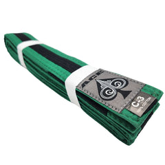 Ace Fight Gear BJJ Belts Green/Black / C00 Ace IBJJF Kids BJJ Belt