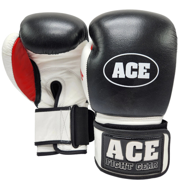 Ace Fight Gear Boxing Gloves Ace Elite Leather Boxing Gloves