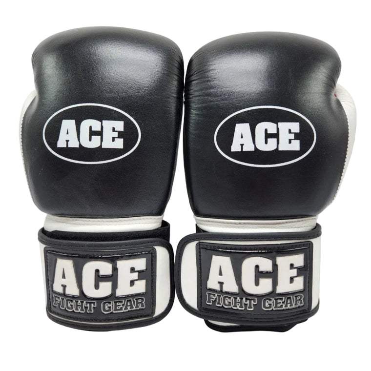 Ace Elite Leather Boxing Gloves