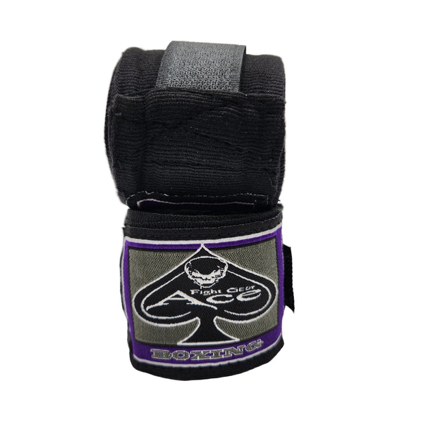Ace Fight Gear Hand Wraps & Accessories Ace Boxing Handwraps - Black