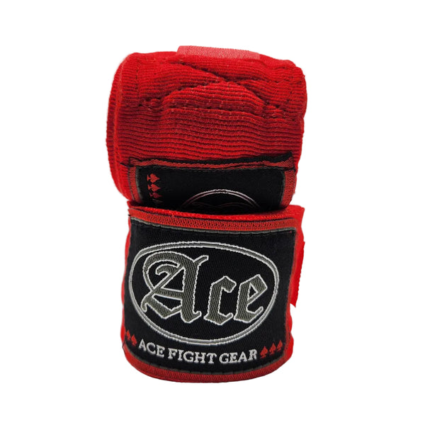Ace Fight Gear Hand Wraps & Accessories Ace Boxing Handwraps - Red