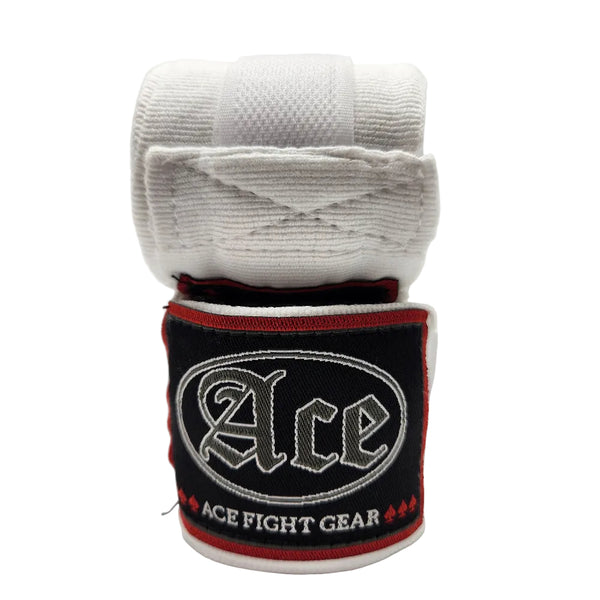 Ace Fight Gear Hand Wraps & Accessories Ace Boxing Handwraps - White