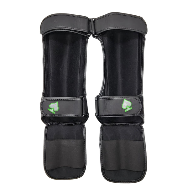 Ace Fight Gear Shin Guards Ace Ill Fortune Muay Thai Shin Guards