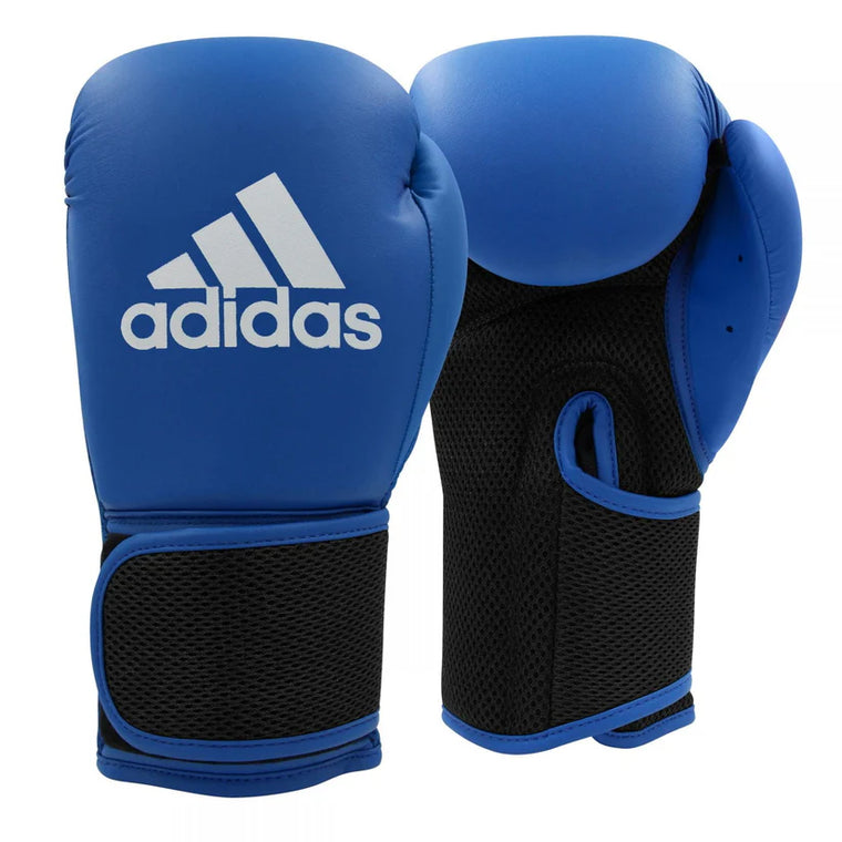 Adidas Hybrid 25 Boxing Gloves - Blue