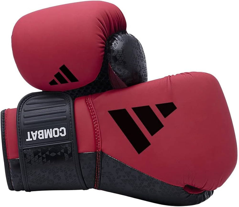 Adidas Combat 50 Boxing Gloves - Red