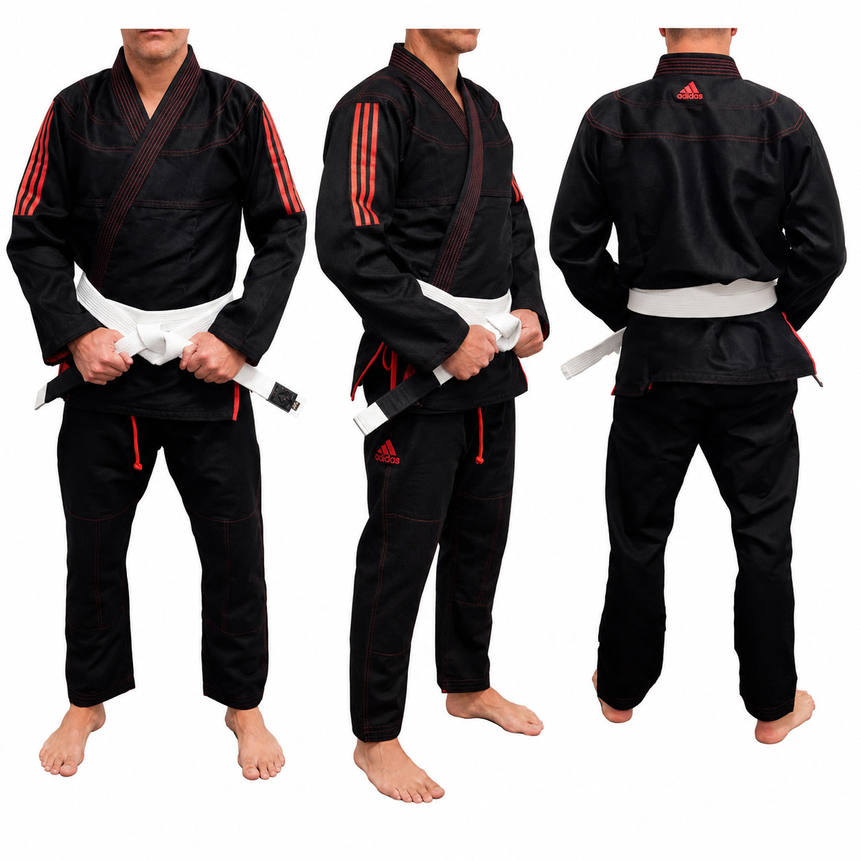 Adidas BJJ Gis Adidas Challenge Adult Bjj Gi - Black/Red