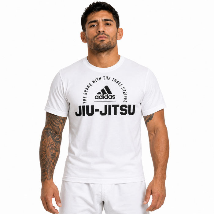 Adidas BJJ T Shirts Adidas Community Jiu Jitsu T-Shirt – White