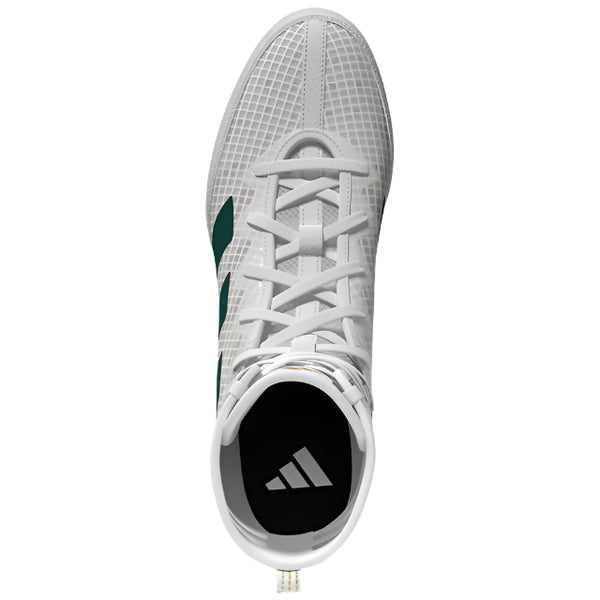 Adidas Boxing Boots Adidas Box Hog 4 Boxing Boots - White/Green/Black