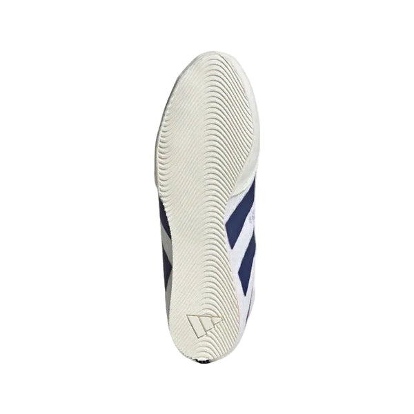 Adidas Boxing Boots Adidas Box Hog 4 Boxing Boots - White/Royal Blue