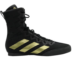 Adidas Boxing Boots Adidas Box Hog 4 Boxing Shoes Boots - Black Gold