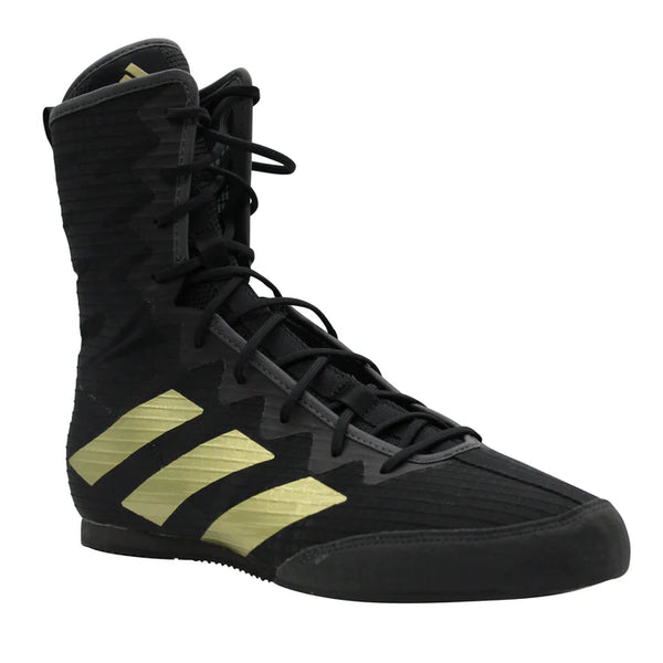 Adidas Boxing Boots Adidas Box Hog 4 Boxing Shoes Boots - Black Gold