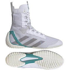 Adidas Boxing Boots Adidas Speedex 23 Boxing Shoes - White/Teal