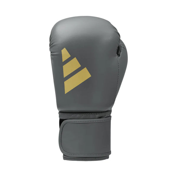 Adidas Boxing Gloves Adidas Speed 50 Gel Boxing Gloves - Ash Grey/Gold
