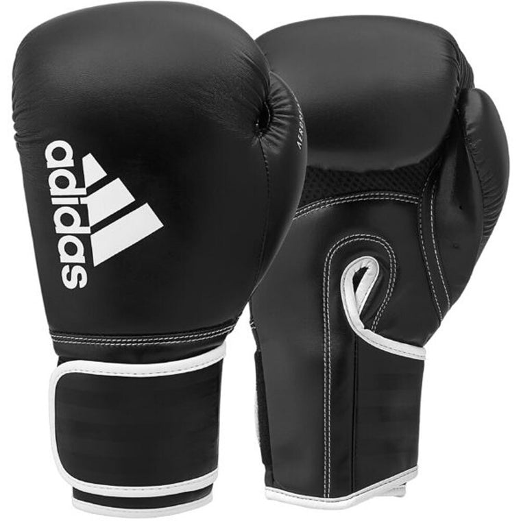 Adidas Hybrid 80 Black/White Boxing Gloves