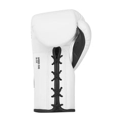 Adidas Boxing Gloves Lace Up 16oz Adidas Adispeed 500 Pro Lace Up Boxing Gloves - White/Black