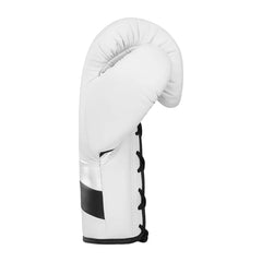 Adidas Boxing Gloves Lace Up 16oz Adidas Adispeed 500 Pro Lace Up Boxing Gloves - White/Black