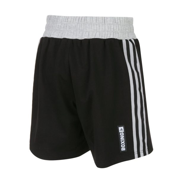 Adidas Boxing Shorts & Singlets Adidas Boxwear Traditional Boxing Shorts Black Grey