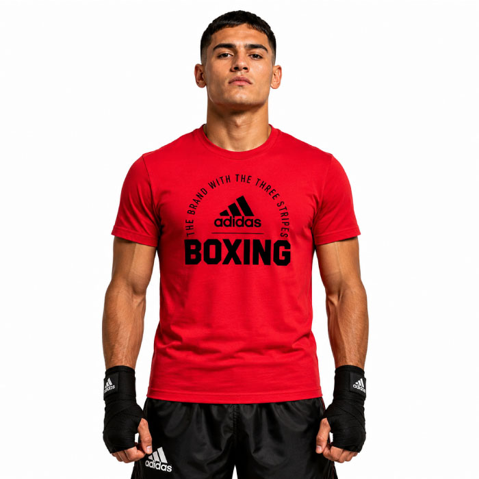 Adidas Boxing T Shirts Adidas Boxing Community T Shirt - Red