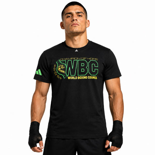 Adidas Boxing T Shirts Adidas Boxing WBC Champion of Hope T Shirt - Black