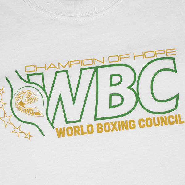 Adidas Boxing T Shirts Adidas Boxing WBC Champion of Hope T Shirt - White