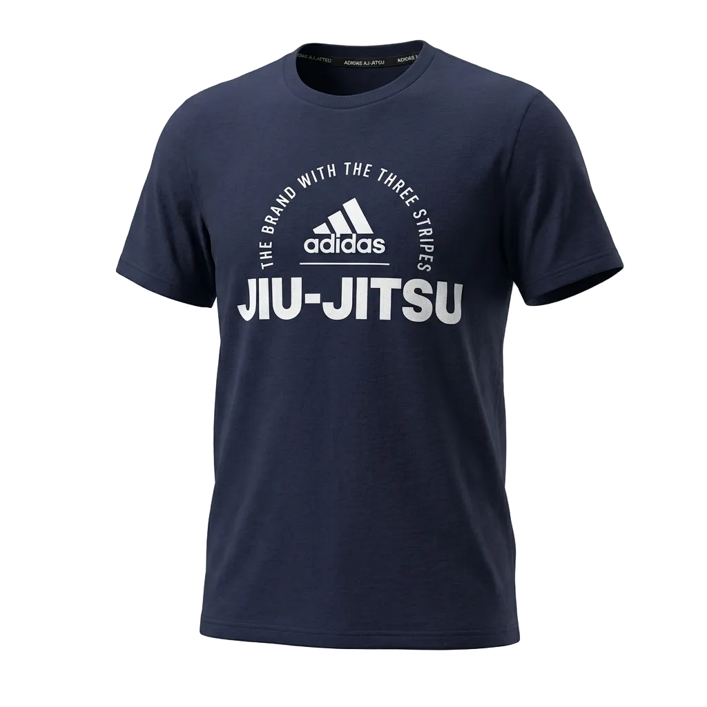 Adidas Boxing T Shirts Adidas Jiu Jitsu Community T Shirt - Navy Blue