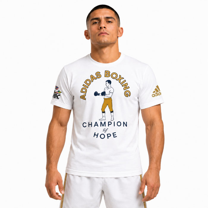 Adidas Boxing T Shirts Adidas WBC Boxer T-Shirt – White