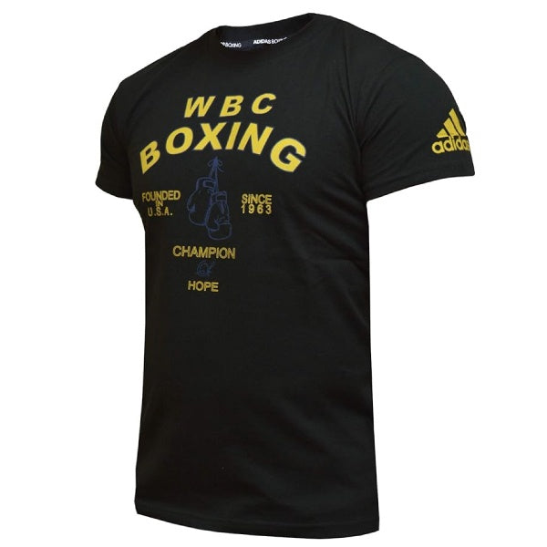 Adidas Boxing T Shirts Adidas WBC Boxing Gloves T-Shirt - Black