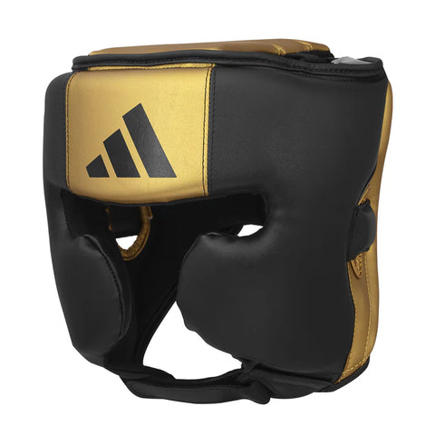Adidas Head Guards Adidas Speed Pro Boxing Head Guard - Black/Gold