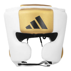 Adidas Head Guards Adidas Speed Pro Boxing Head Guard - White/Gold