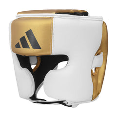 Adidas Head Guards Adidas Speed Pro Boxing Head Guard - White/Gold