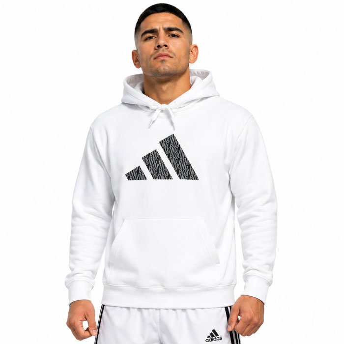 Adidas Boxing Perfo Script White Hoodie
