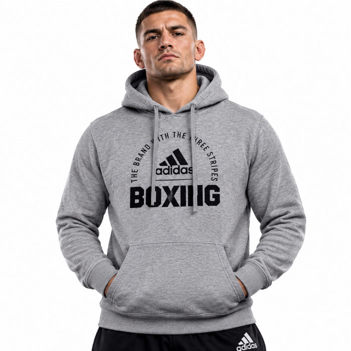 Adidas Hoodies & Long Sleeve Adidas Community Grey Boxing Hoodie