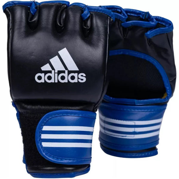 Adidas MMA Gloves L Adidas CSG04 Ultimate Fight Leather MMA Gloves - Black/Blue