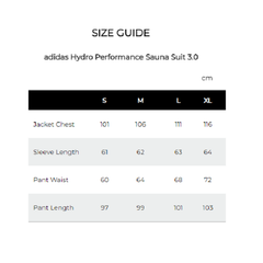 Adidas Weight Management Adidas Hydro Performance Sauna Suit 3.0 Grey