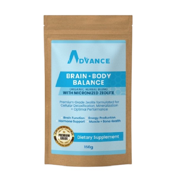 Advance Nutrition Supplements Advance Brain Body Balance - Organic Herbal Blend + Clinoptilolite Zeolite