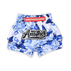 Another Boxer Muay Thai Shorts Another Boxer Blue Roses Muay Thai Shorts