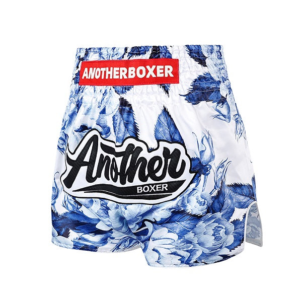 Another Boxer Muay Thai Shorts Another Boxer Blue Roses Muay Thai Shorts