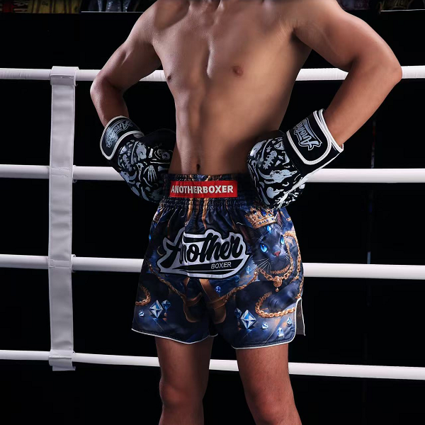 Another Boxer Muay Thai Shorts Another Boxer Dark Cat Muay Thai Shorts