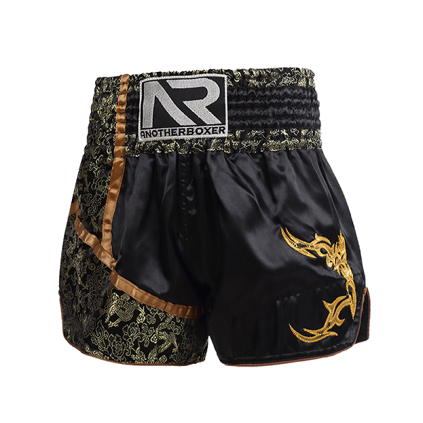 Another Boxer Muay Thai Shorts Another Boxer Muay Thai Shorts Black Gold
