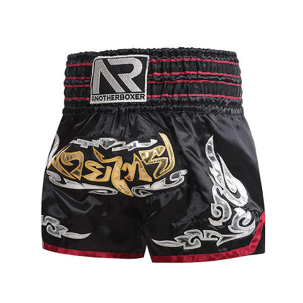 Another Boxer Muay Thai Shorts Black Red