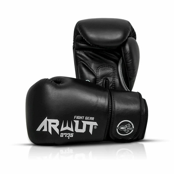 Arwut Fight Gear Boxing Gloves Arwut Boxing Gloves BG5 Jet Black